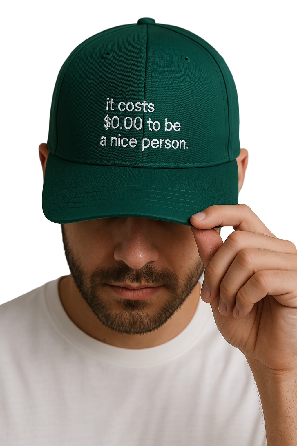 Cap It Costs $0.00 to be a nice person