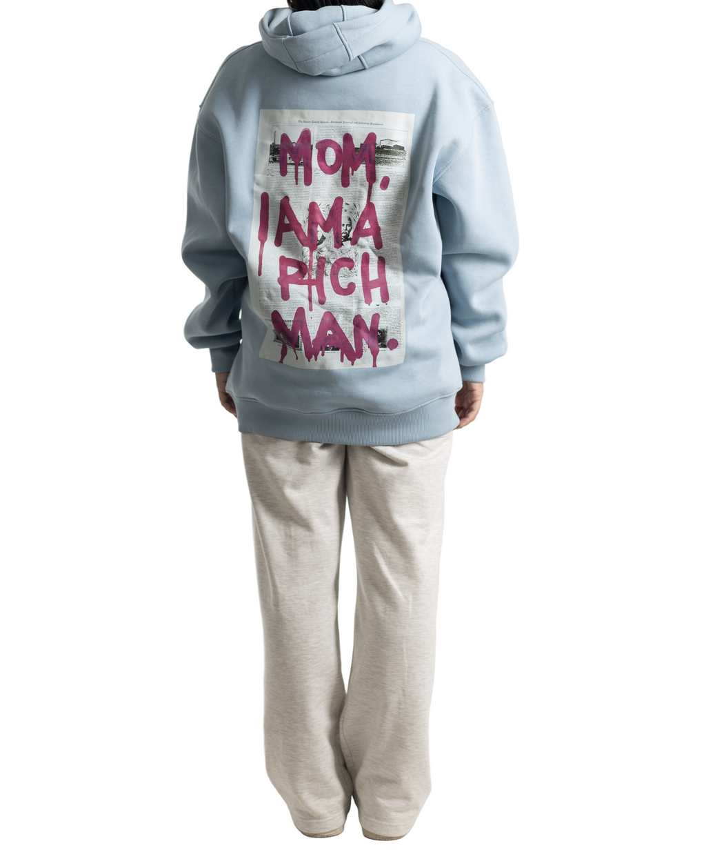 Hoodie  Mom I am a rich man - Gas
