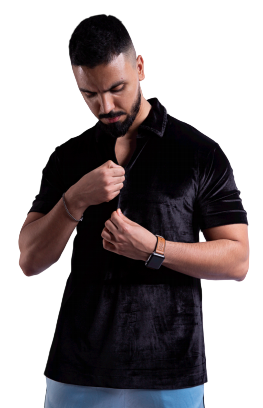 POLO T-SHIRT UNISEX - Gas