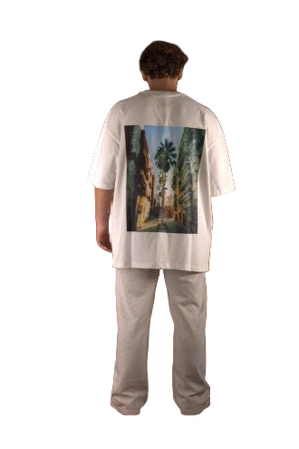 Oversized T-shirt No Risk No Story Unisex - Gas