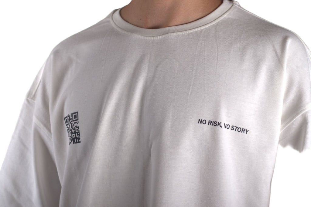 Oversized T-shirt No Risk No Story Unisex - Gas