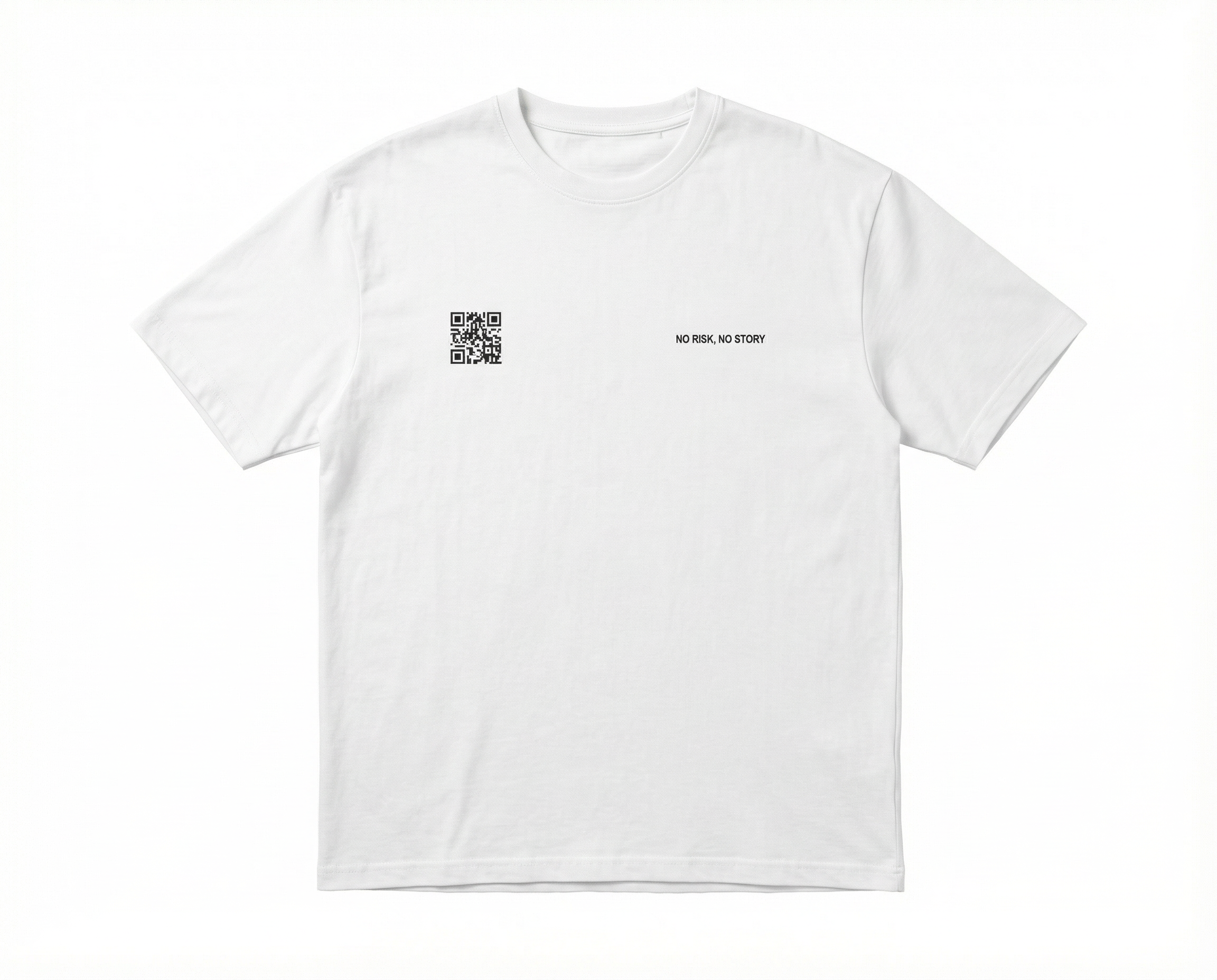 Oversized T-shirt No Risk No Story My Store