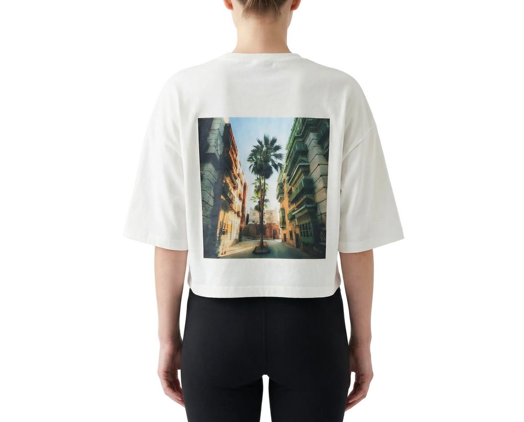 Cropped T-Shirt No Risk No Story My Store