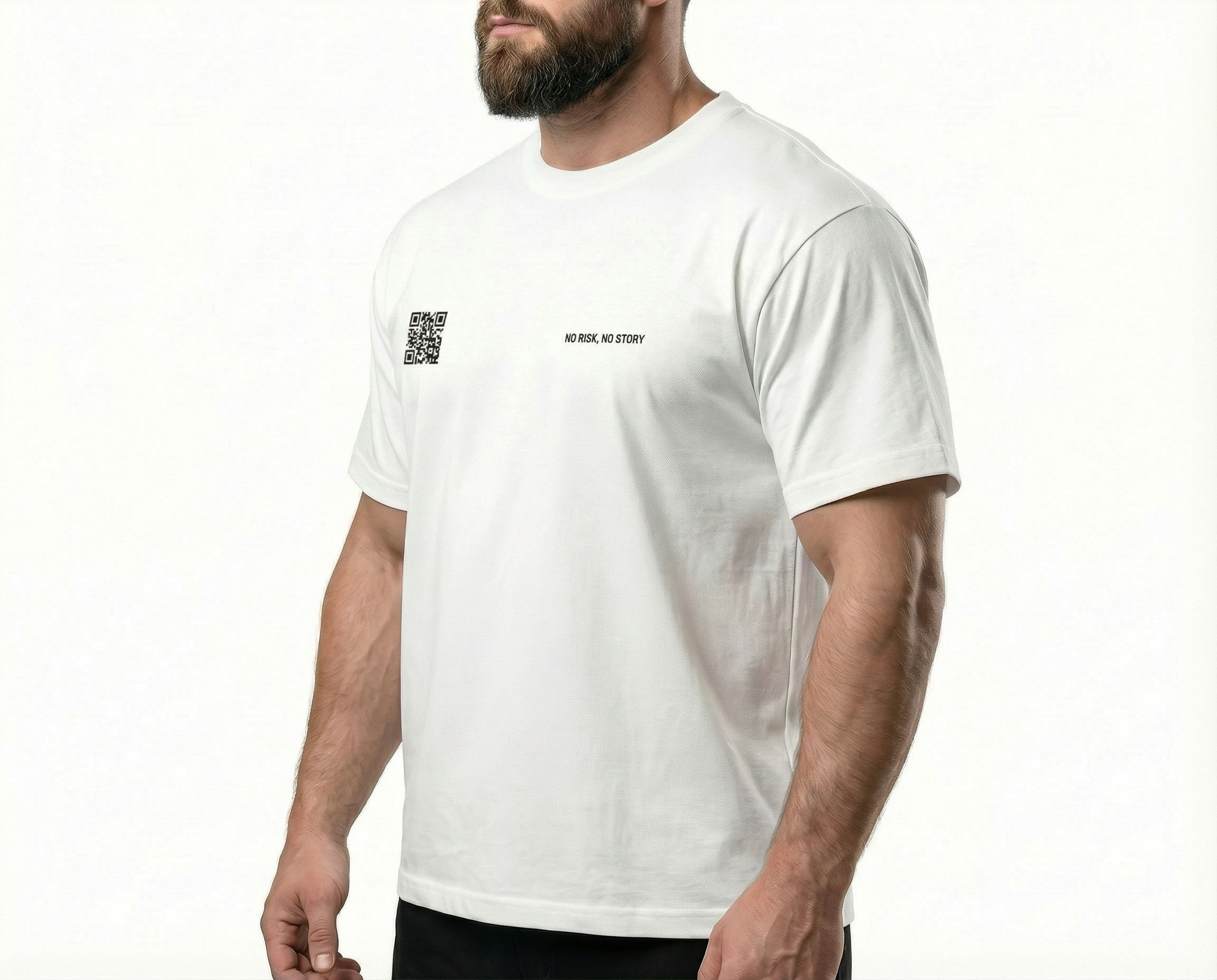 Oversized T-shirt No Risk No Story My Store