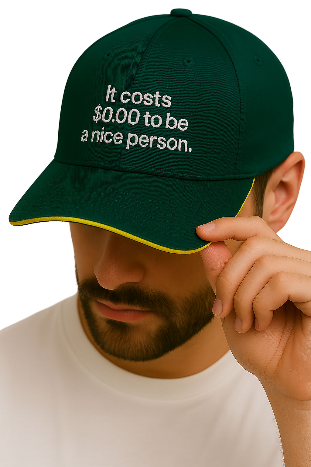 Cap It Costs $0.00 to be a nice person