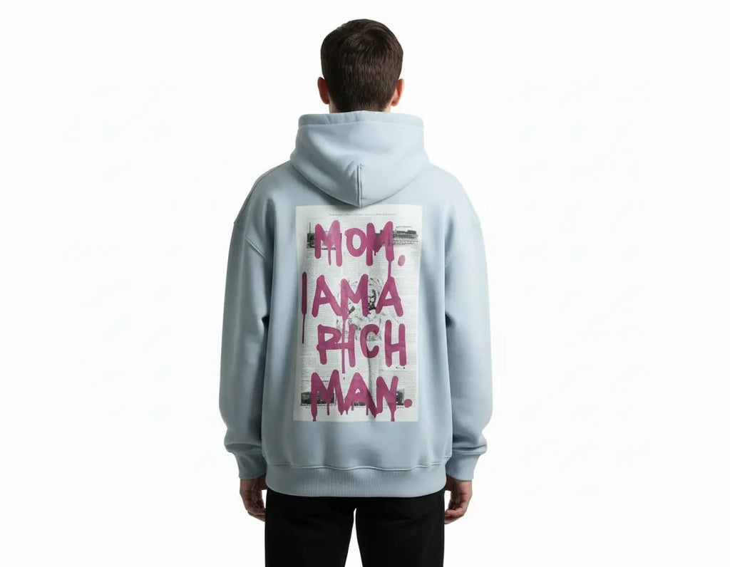 Hoodie  Mom I am a rich man - Gas