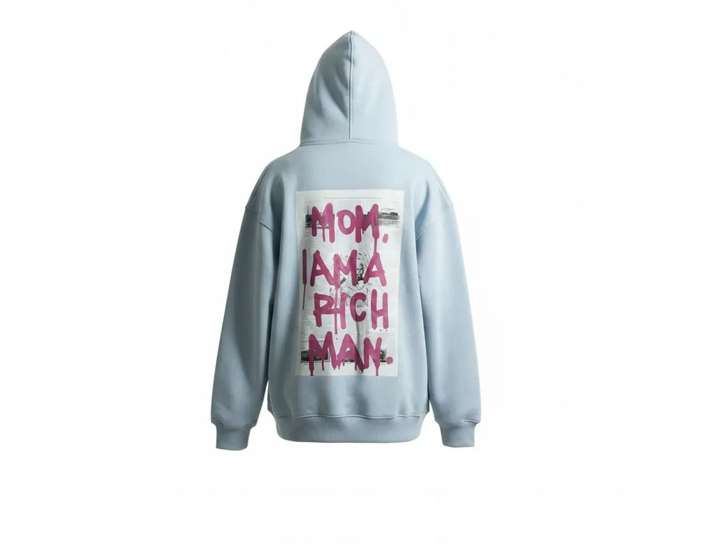 Hoodie  Mom I am a rich man - Gas