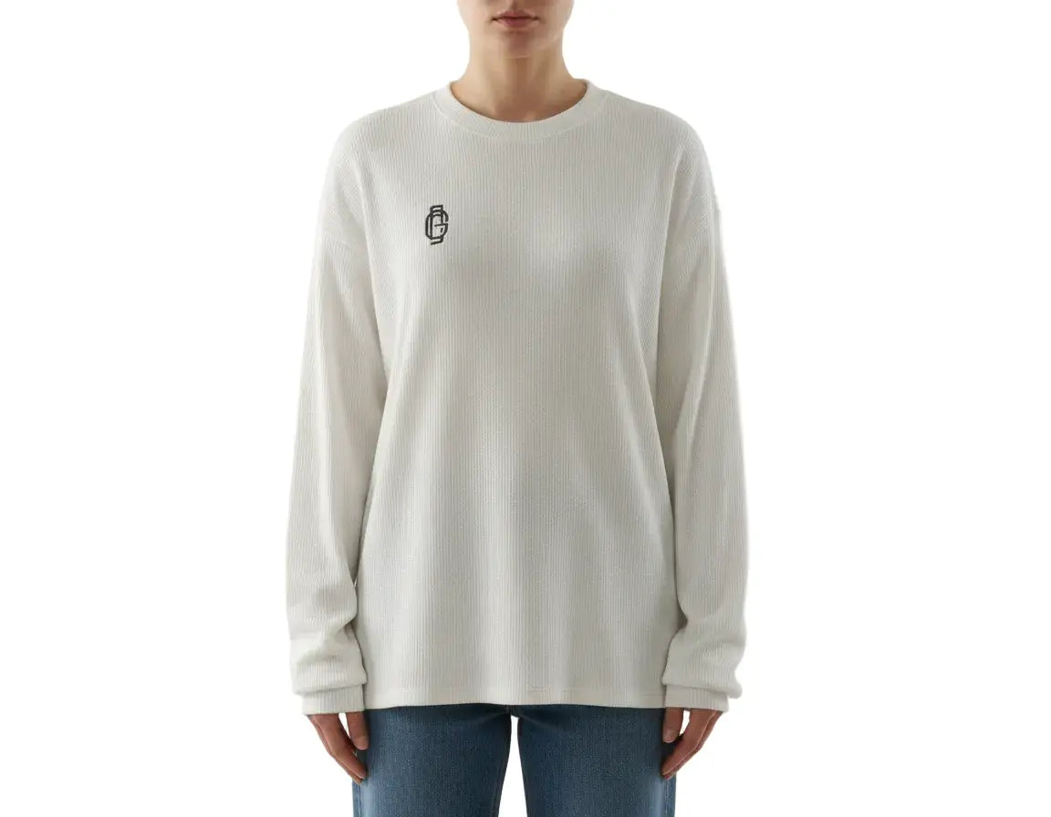 Sweet Moon Long Sleeve T-shirt - Cotton Logo Tee | GAS Official - Gas