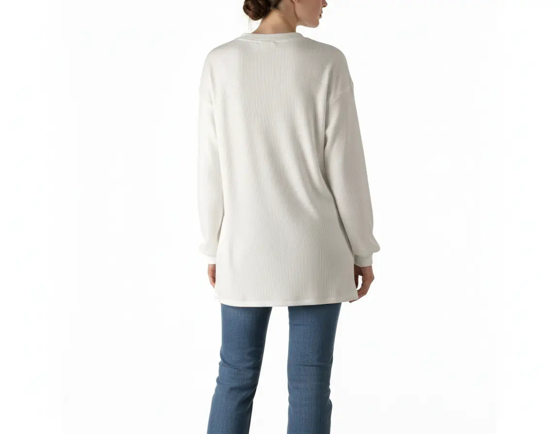 Sweet Moon Long Sleeve T-shirt - Cotton Logo Tee | GAS Official - Gas