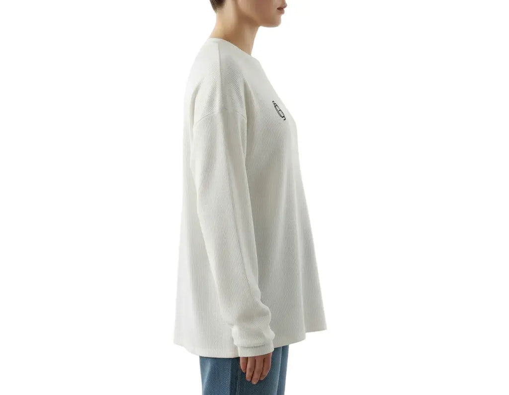 Sweet Moon Long Sleeve T-shirt - Cotton Logo Tee | GAS Official - Gas